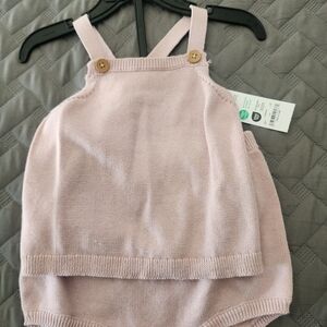 Charming Pink Knit Kids Set